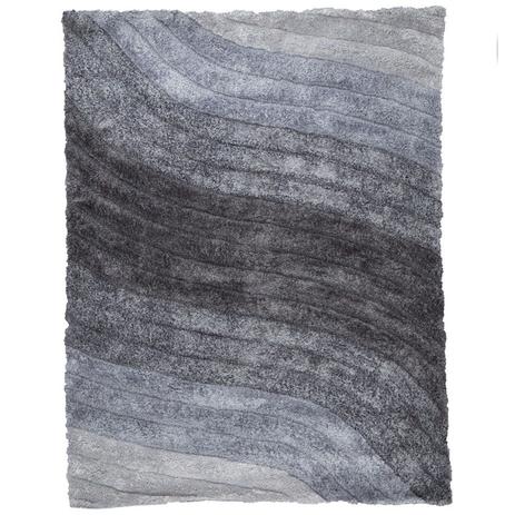 Tapete Shaggy 3D Onda Cor 03 Prata 1,50X2,00M - Edx Tapetes - Edantex Menor preço em Tapete Shaggy 3D Onda Cor 03 Prata 1,50X2,00M - Edx Tapetes - Edantex