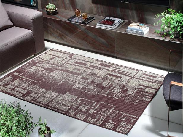 Tapete Sisal 1,00m X 1,50m S-495 Tabaco Base Antiderrapante - Tapetes lancer é boa?