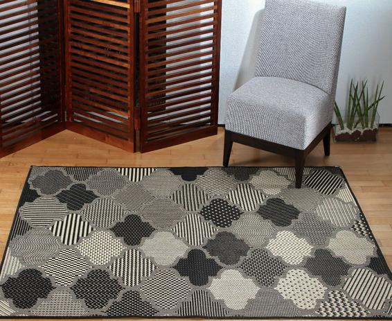Tapete Sisal Sala 1,00 X 1,50 Antiderrapante Preto S-493 - Lancer é boa?