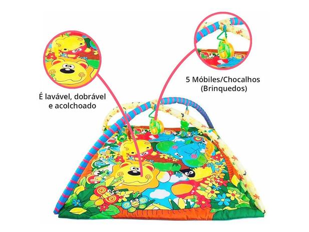 Tapete Tapetinho Brinquedos Infantil Bebê Musical Mobile - Importway Kids Menor preço em Tapete Tapetinho Brinquedos Infantil Bebê Musical Mobile - Importway Kids