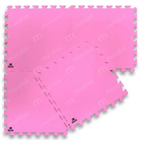 Tapete Tatame de Encaixe em Eva Rosa 50cm X 50cm 4 Unidades Muvin é ruim? Tapete Tatame de Encaixe em Eva Rosa 50cm X 50cm 4 Unidades Muvin é boa?