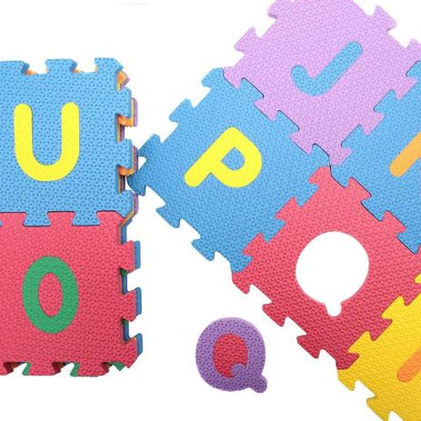 Tapete tatame eva infantil alfabeto 26 pçs millytoys Clearance