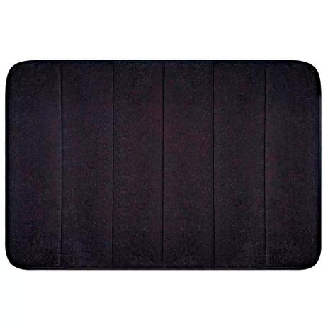 Tapete Viscosoft Memory Foam Preto 60X40cm MOR Menor preço em Tapete Viscosoft Memory Foam Preto 60X40cm MOR