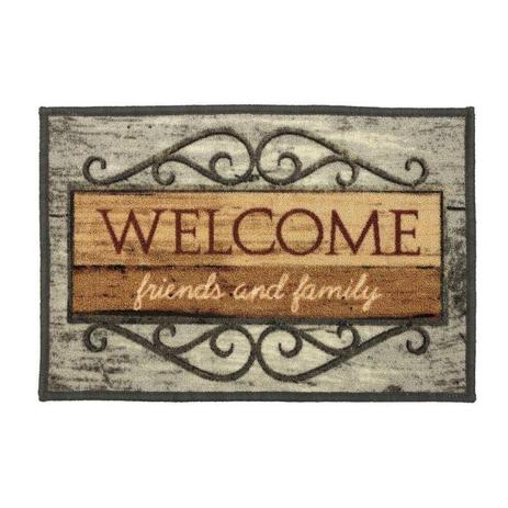 Tapete Welcome Friends And Family Kapazi 60 X 40.CM Menor preço em Tapete Welcome Friends And Family Kapazi 60 X 40.CM