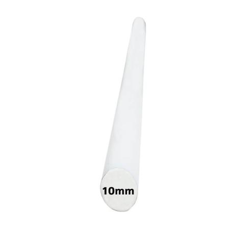 Tarugo Elastobor de Nylon Natural 10mm Branco - 3M Menor preço em Tarugo Elastobor de Nylon Natural 10mm Branco - 3M