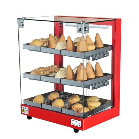 TB9 - Estufa Beta para salgados 9 bandejas Torre Vermelha - 220V - Omega Menor preço em TB9 - Estufa Beta para salgados 9 bandejas Torre Vermelha - 220V - Omega