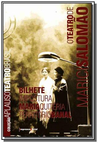 Teatro de marici salomao col aplauso - Imprensa oficial Menor preço em Teatro de marici salomao col aplauso - Imprensa oficial
