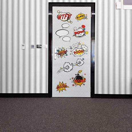 Tecido Adesivo Flok Decoração Porta 85 cmx230 cm Animatic Menor preço em Tecido Adesivo Flok Decoração Porta 85 cmx230 cm Animatic