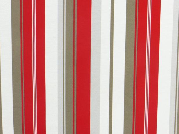 Tecido Impermeável Listrado Vermelho Decoração Móveis Parede - Döhler Menor preço em Tecido Impermeável Listrado Vermelho Decoração Móveis Parede - Döhler