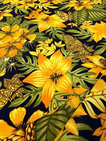Menor preço em Tecido para decoração Gorgurinho floral amarelo - Tmdecor