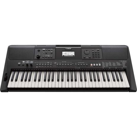 Teclado Arranjador Yamaha PSR-E463 61 Teclas 48 Notas Preto Menor preço em Teclado Arranjador Yamaha PSR-E463 61 Teclas 48 Notas Preto