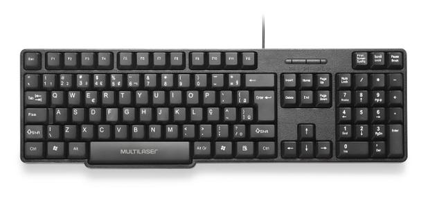 Teclado Basico Notebook Pc Computador Barato E Resistente Nf - Multilaser Menor preço em Teclado Basico Notebook Pc Computador Barato E Resistente Nf - Multilaser