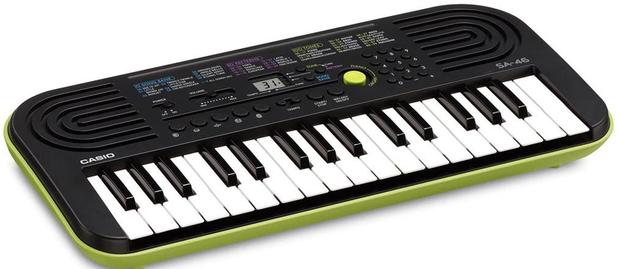 Teclado Casio Sa46 Infantil Menor preço em Teclado Casio Sa46 Infantil
