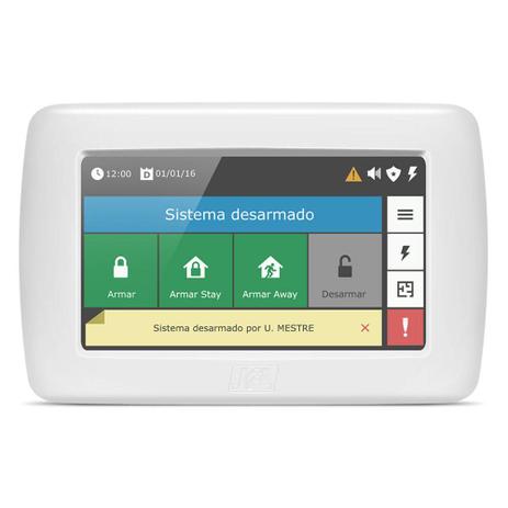 Teclado Central Alarme Lcd Touchscreen Ts-400 Jfl Menor preço em Teclado Central Alarme Lcd Touchscreen Ts-400 Jfl