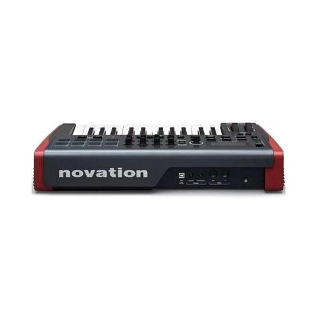 Teclado Controlador MIDI USB Novation Impulse 25 Menor preço em Teclado Controlador MIDI USB Novation Impulse 25