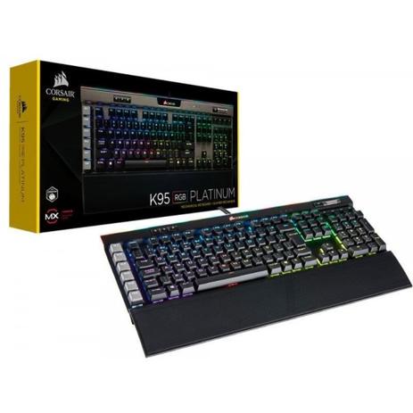 Teclado Corsair Gaming K95 Rgb Platinum Cherry Mx Speed Rgb (Br) - CH-9127014-BR Menor preço em Teclado Corsair Gaming K95 Rgb Platinum Cherry Mx Speed Rgb (Br) - CH-9127014-BR