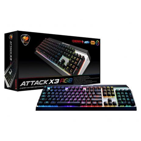 Teclado Cougar Attack X3 Rgb Switch Cherry Mx Blue Speedy (Us) - 37ATRM3MB é boa?