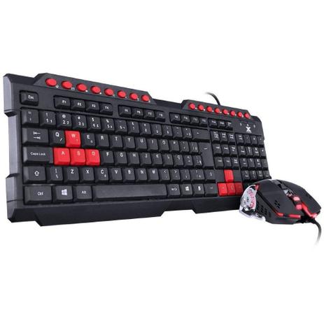 Teclado e Mouse Gamer Vx Gaming Grifo - Mouse 2400 Dpi Cabo Usb 1.8 Metros Led Vermelho - Vgc-01v - Vinik Menor preço em Teclado e Mouse Gamer Vx Gaming Grifo - Mouse 2400 Dpi Cabo Usb 1.8 Metros Led Vermelho - Vgc-01v - Vinik