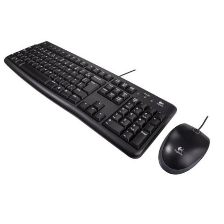 Teclado e Mouse Logitech MK120 Resistente à Água 1000DPI Preto ABNT2 Menor preço em Teclado e Mouse Logitech MK120 Resistente à Água 1000DPI Preto ABNT2