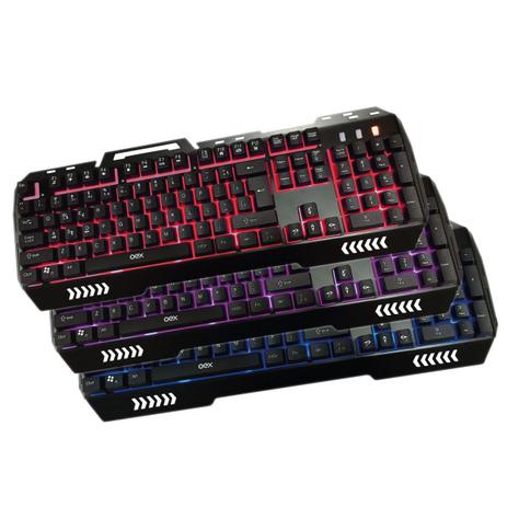 Menor preço em Teclado Game Oex Fusion Anti Ghosting com Led