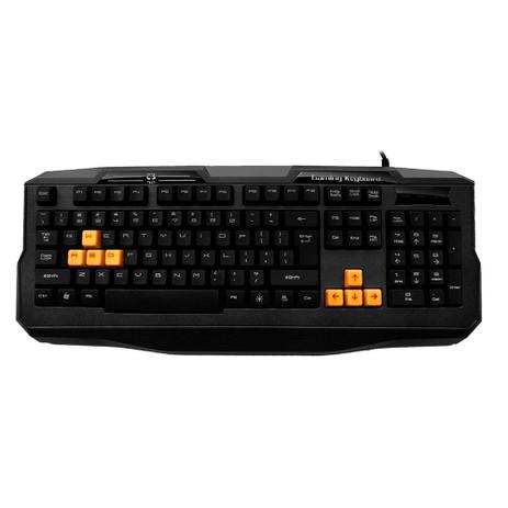 Teclado Gamer C3 TECH KG-03 BK Orange - C3tech Menor preço em Teclado Gamer C3 TECH KG-03 BK Orange - C3tech