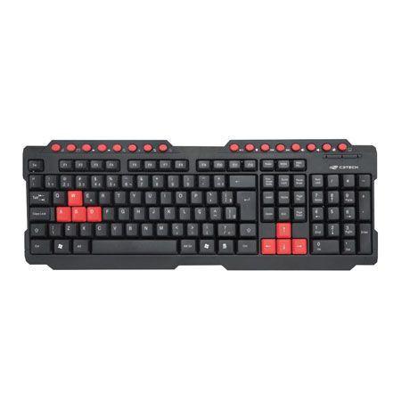Teclado Gamer C3 Tech Multimidia Preto KG-10BK Menor preço em Teclado Gamer C3 Tech Multimidia Preto KG-10BK