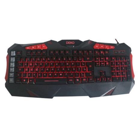 Teclado Gamer Luminoso Led Macro Anti Ghost RL-K41 Deko Menor preço em Teclado Gamer Luminoso Led Macro Anti Ghost RL-K41 Deko