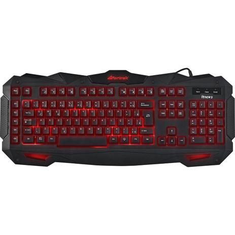 Teclado Gamer Macro Multimídia SPIDER VENOM 2 GK-705 Preto/Vermelho FORTREK Menor preço em Teclado Gamer Macro Multimídia SPIDER VENOM 2 GK-705 Preto/Vermelho FORTREK