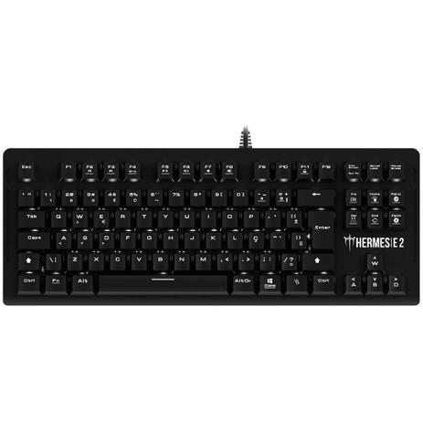 Teclado Gamer Mecânico Gamdias Hermes E2 - ABNT2 - LED Branco - Switch Huano Brown Menor preço em Teclado Gamer Mecânico Gamdias Hermes E2 - ABNT2 - LED Branco - Switch Huano Brown