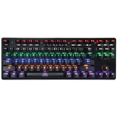 Teclado Gamer Mecânico Oex Spectrum Tc-602 Com Led Menor preço em Teclado Gamer Mecânico Oex Spectrum Tc-602 Com Led