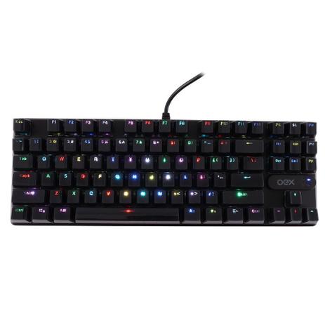 Teclado Gamer Mecanico Switch azul Preto Phantom TC700 Oex Menor preço em Teclado Gamer Mecanico Switch azul Preto Phantom TC700 Oex