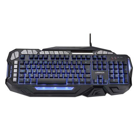 Teclado Gamer Multilaser Warrior Kilian TC226 Iluminação em LED USB Menor preço em Teclado Gamer Multilaser Warrior Kilian TC226 Iluminação em LED USB