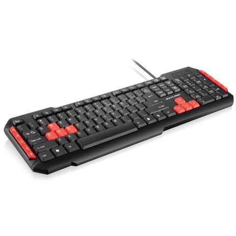 Teclado Gamer Multimídia Multilaser TC160 Red Keys USB Menor preço em Teclado Gamer Multimídia Multilaser TC160 Red Keys USB