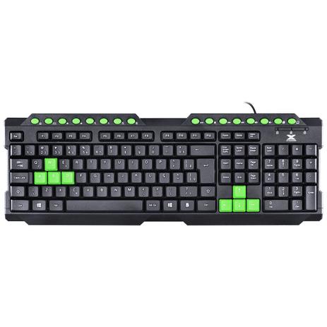 Teclado Gamer Multimídia Vinik GT104 Dragon V2 ABNT2 USB 1.8m Preto/Verde Menor preço em Teclado Gamer Multimídia Vinik GT104 Dragon V2 ABNT2 USB 1.8m Preto/Verde