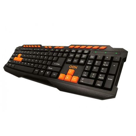 Teclado Gamer Oex Action Multimídia 16 Teclas de Atalho Usb Tc-200 Preto Menor preço em Teclado Gamer Oex Action Multimídia 16 Teclas de Atalho Usb Tc-200 Preto