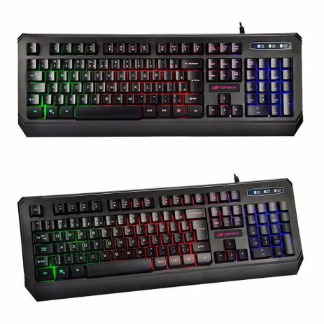 Teclado Gamer Preto C/ Leds Usb Abnt2 Kg-50bk - C3 Tech - C3tech Menor preço em Teclado Gamer Preto C/ Leds Usb Abnt2 Kg-50bk - C3 Tech - C3tech