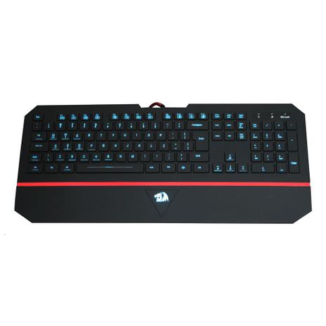 Teclado Gamer Redragon Slim Iluminado Karura K502 RGB ABNT-2 Preto Menor preço em Teclado Gamer Redragon Slim Iluminado Karura K502 RGB ABNT-2 Preto