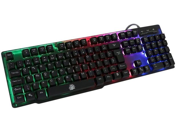 Teclado Gamer Semi-Mecânico Preto - Nemesis Menor preço em Teclado Gamer Semi-Mecânico Preto - Nemesis