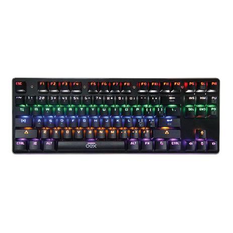 Teclado Gamer Spectrum Mecânico Profissional Preto c/ Led Colorida TC602 Oex Game Menor preço em Teclado Gamer Spectrum Mecânico Profissional Preto c/ Led Colorida TC602 Oex Game