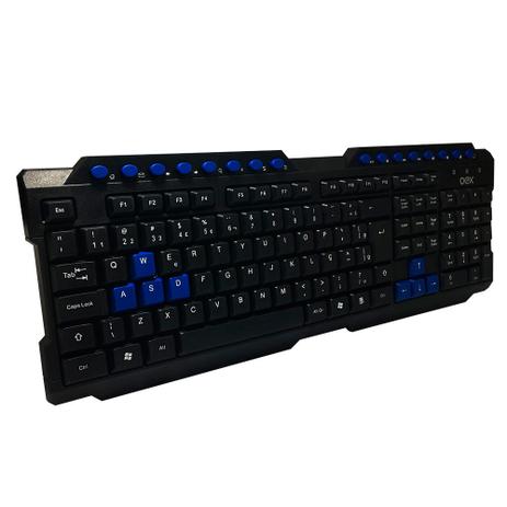 Teclado Gamer Usb Pc Multimídia Azul - Action TC200 OEX Menor preço em Teclado Gamer Usb Pc Multimídia Azul - Action TC200 OEX