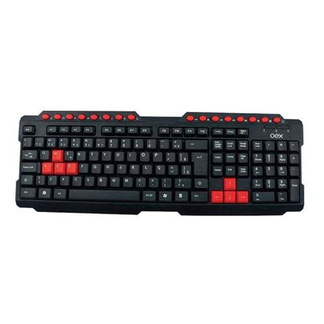 Teclado Gamer Usb Pc Multimídia Vermelho - Action TC200 OEX Menor preço em Teclado Gamer Usb Pc Multimídia Vermelho - Action TC200 OEX