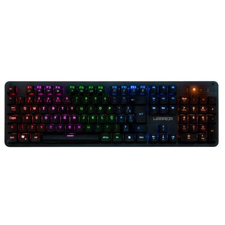 Teclado Gamer Warrior Dunky Mecânico Rainbow ABNT2 Switch Outemu Blue TC248 - Multilaser Menor preço em Teclado Gamer Warrior Dunky Mecânico Rainbow ABNT2 Switch Outemu Blue TC248 - Multilaser