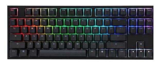 Teclado Mecânico Ducky Channel One 2 TKL RGB Backlit Cherry Brown Menor preço em Teclado Mecânico Ducky Channel One 2 TKL RGB Backlit Cherry Brown