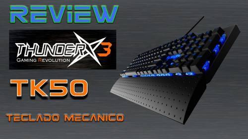 Teclado Mecanico Gamer Usb Tk50 Preto Thunderx3 é boa?