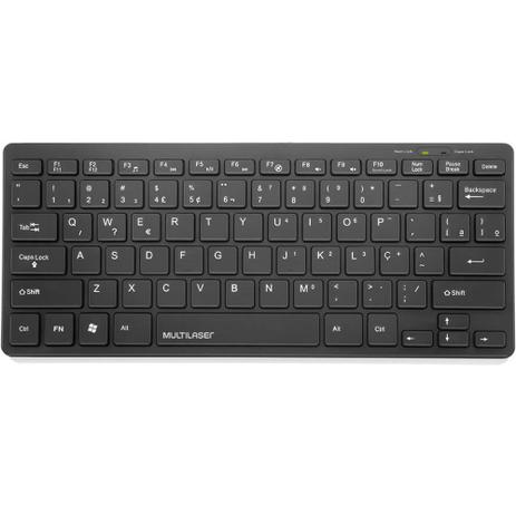 Teclado Mini Slim USB Preto TC154 - Multilaser Menor preço em Teclado Mini Slim USB Preto TC154 - Multilaser