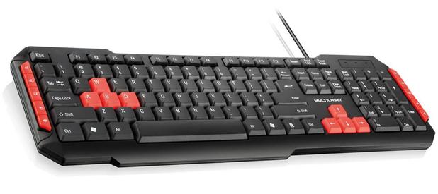Teclado Multimídia Gamer Multilaser TC160 - Teclas Direcionais em Vermelho é boa?