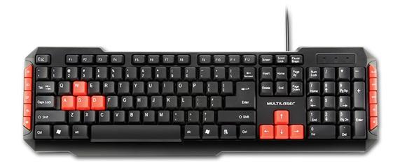 Teclado Multimídia Gamer Usb Multilaser Red Keys Tc160 Menor preço em Teclado Multimídia Gamer Usb Multilaser Red Keys Tc160