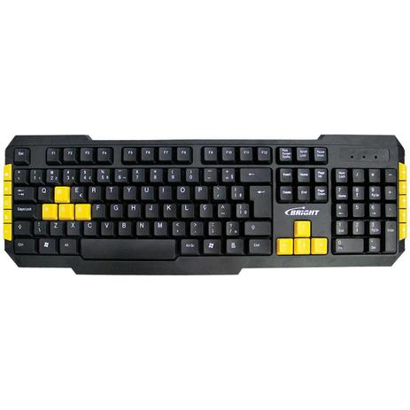 Teclado Multimidia USB Gamer 120TCLS Prova de Agua - Bright Menor preço em Teclado Multimidia USB Gamer 120TCLS Prova de Agua - Bright