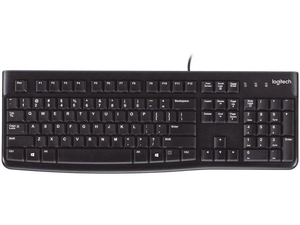 Teclado Numérico USB Logitech ABNT Preto K120 é boa?