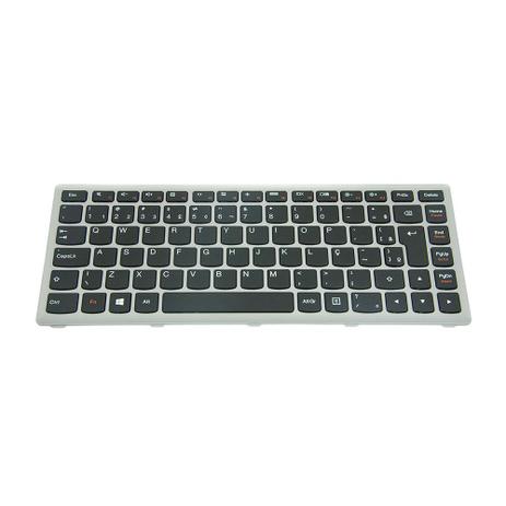 Teclado para Notebook Lenovo Ideapad S400-80A10000BR Moldura Cinza - bringIT Menor preço em Teclado para Notebook Lenovo Ideapad S400-80A10000BR Moldura Cinza - bringIT